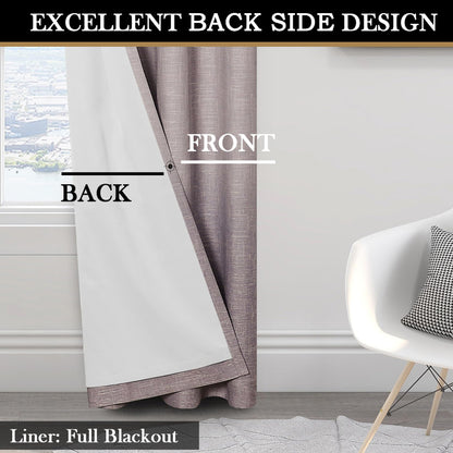 Ombre Blackout Curtains 50x84" Gray, 2 Panels