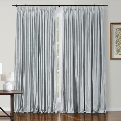 Silk Pinch Pleat Curtain – Sand, 52"x90"