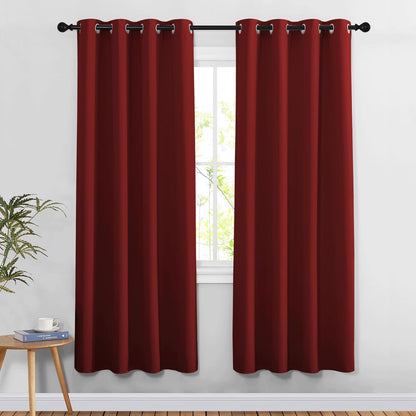 NICETOWN Gray Blackout Curtains for Bedroom