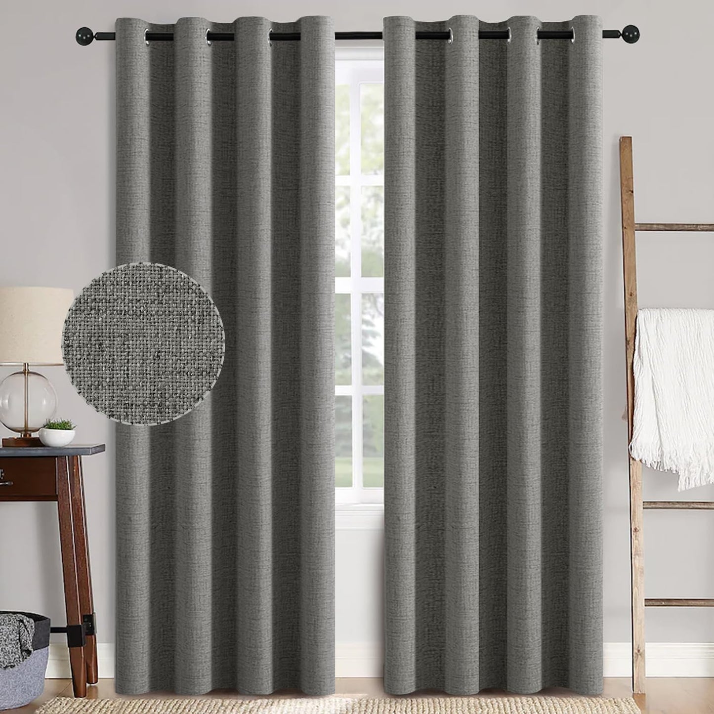 MIULEE Blackout Curtains 52x72, 2 Panels