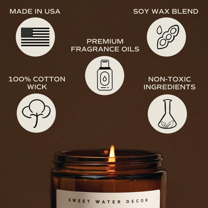 Sweet Water Decor Hello Fall Soy Candle, 9oz