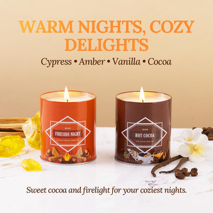 Fall Candles – 36oz (4×9oz) Soy Candles