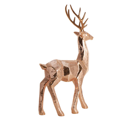 Deco 79 Copper Reindeer Statue 56"
