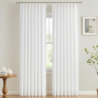 Pinch Pleat Sheer Curtains 42x95, 2 Panels