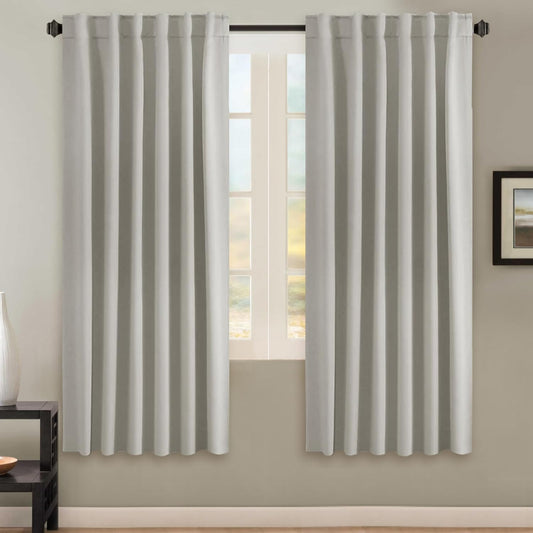 H.VERSAILTEX Blackout Curtains 52x84, 2 Panels