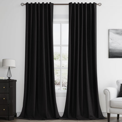Cream Linen Blackout Curtains – 2 Panels