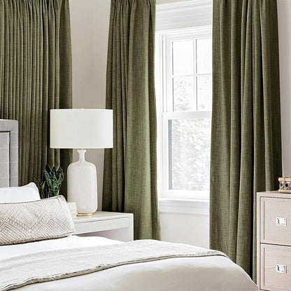 MIULEE Blackout Curtains 52x84" Beige, 2 Panels