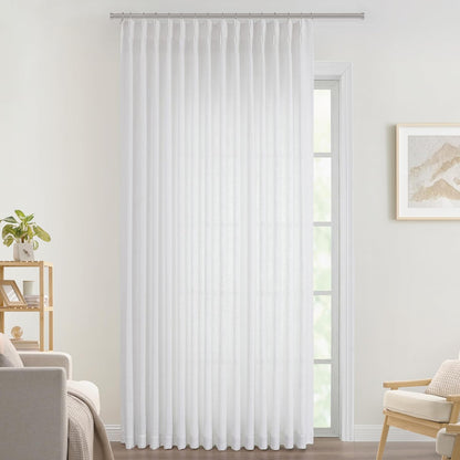 Pinch Pleat Sheer Curtains 42x95, 2 Panels