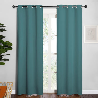 NICETOWN Blackout Curtains 42x63" Black