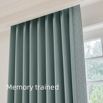 Teal Blackout Pinch Pleat Drapes – 52"x84", 2 Panels