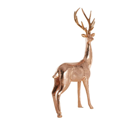 Deco 79 Copper Reindeer Statue 56"