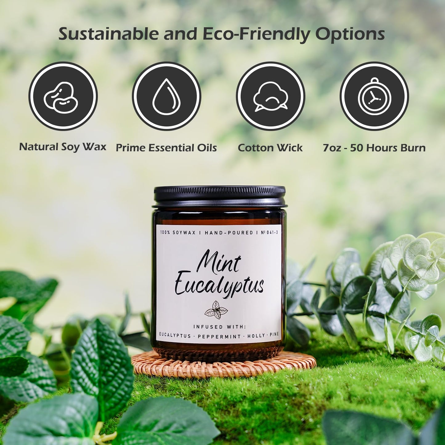 Auelife 4-Pack Fall Scented Candles
