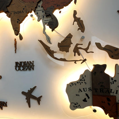 3D LED World Map – Medium