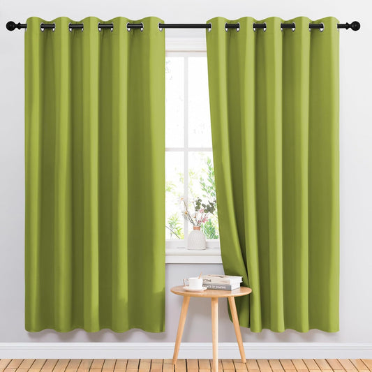 NICETOWN Gray Blackout Curtains for Bedroom