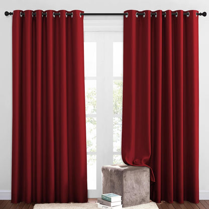 NICETOWN Gray Blackout Curtains for Bedroom