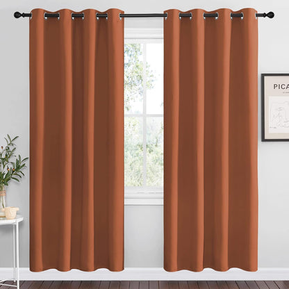 NICETOWN Blackout Curtains 42x63" Black