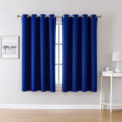 ChrisDowa Blackout Curtains 42x63" Grey, 2 Panels