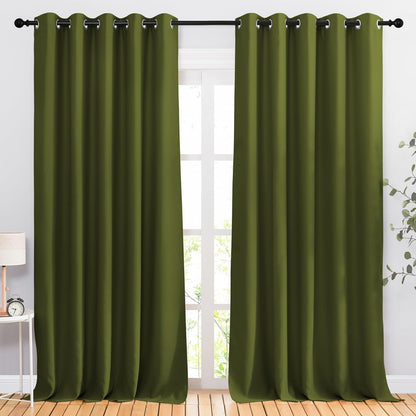 NICETOWN Gray Blackout Curtains for Bedroom
