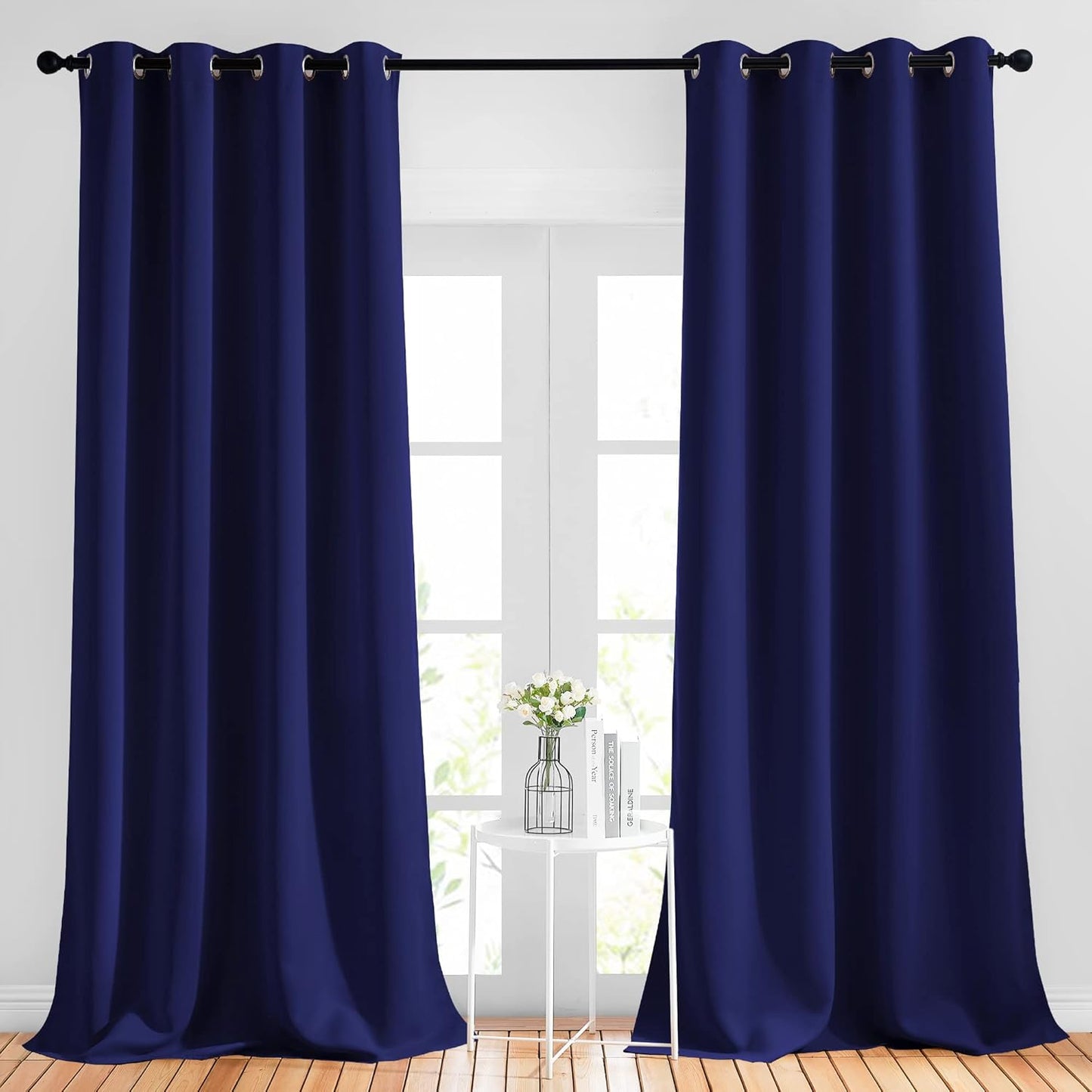 NICETOWN Gray Blackout Curtains for Bedroom