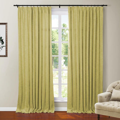 TWOPAGES Polyester Linen Heavy Weight Blackout