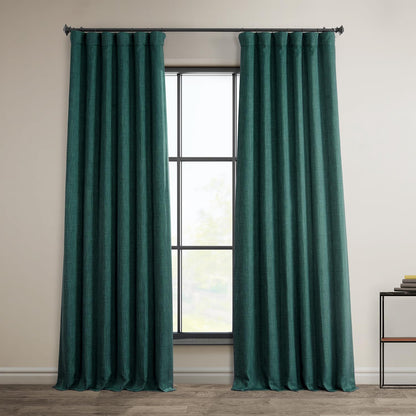 HPD Faux Linen Curtain 100x96" Birch, 1 Panel