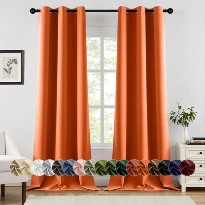 Blackout Curtains – Sage Green, 40"x63", 2 Panels