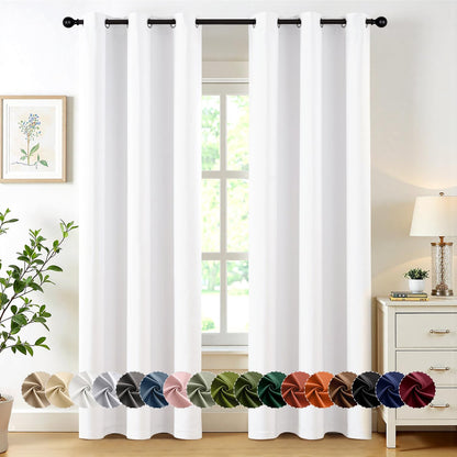 Blackout Curtains – Sage Green, 40"x63", 2 Panels