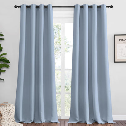 NICETOWN Blackout Curtains 42x63" Black
