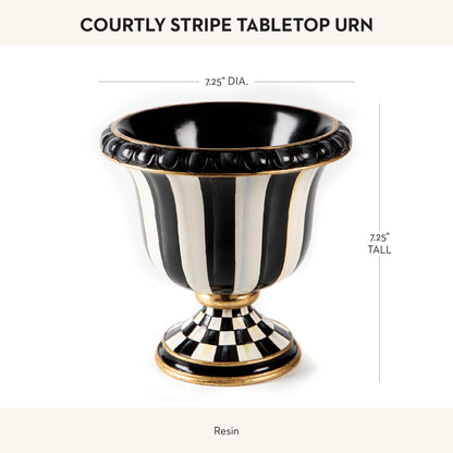 MACKENZIE-CHILDS Urn – Black & White