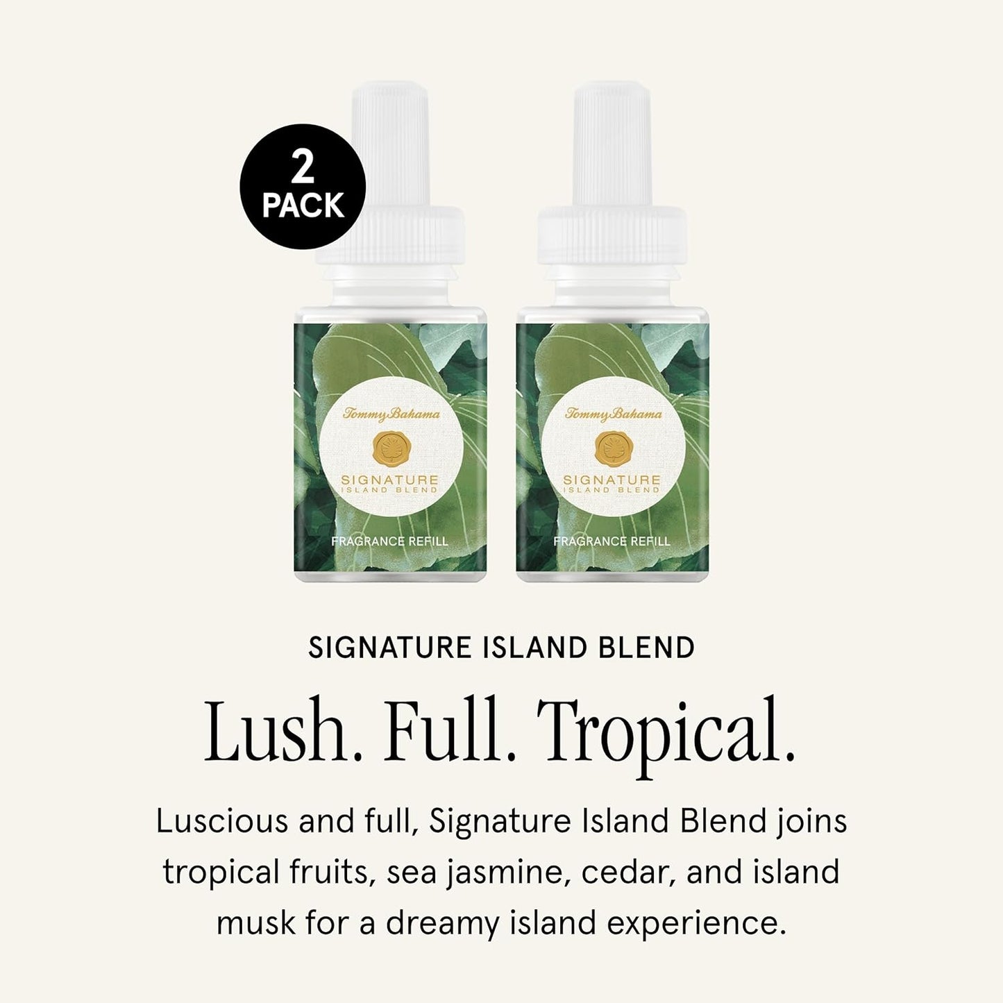 Pura & Tommy Bahama Scent Refill, 2-Pack