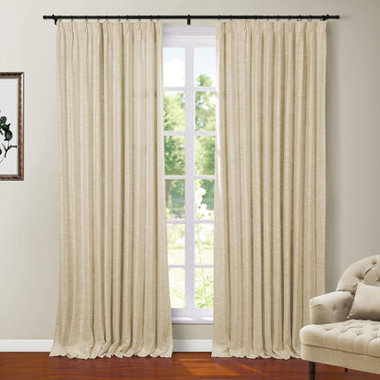 TWOPAGES Polyester Linen Heavy Weight Blackout