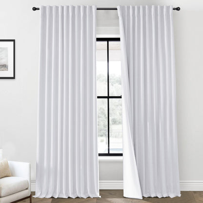 Boho Blackout Curtains Cream 70x90, 2 Panels
