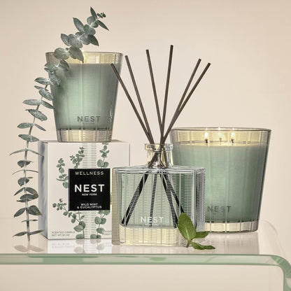 NEST Wild Mint & Eucalyptus Reed Diffuser 5.9oz