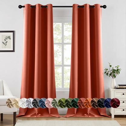 Blackout Curtains – Sage Green, 40"x63", 2 Panels
