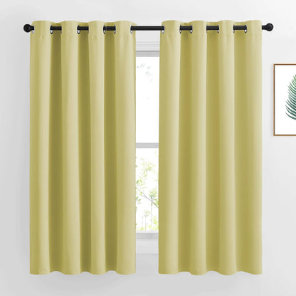 NICETOWN Gray Blackout Curtains for Bedroom