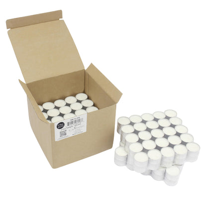 Stonebriar Unscented Long Burning White Tealight Candles