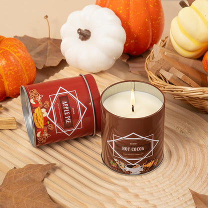 Fall Candles – 36oz (4×9oz) Soy Candles