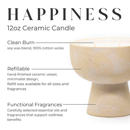 BLUEME 6-Wick Bergamot & Musk Candle