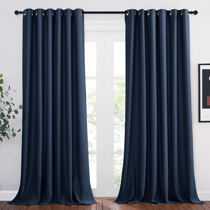NICETOWN Gray Blackout Curtains for Bedroom