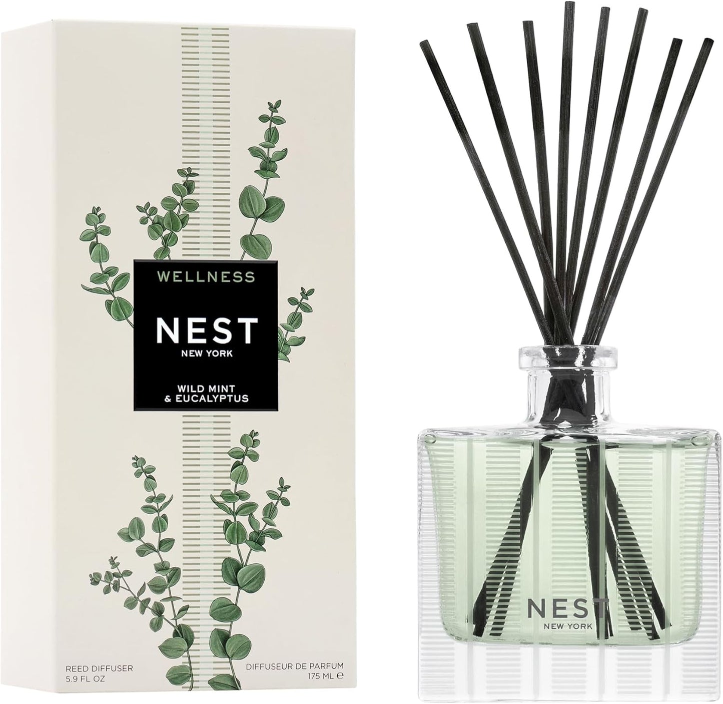NEST Wild Mint & Eucalyptus Reed Diffuser 5.9oz