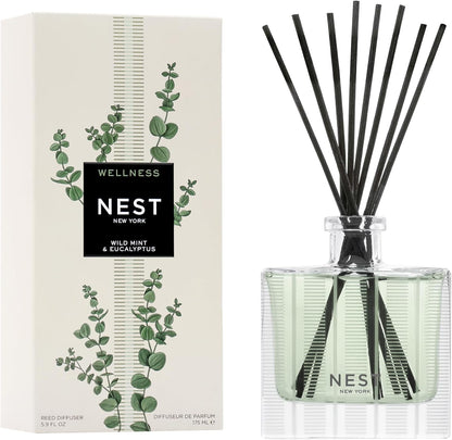 NEST Wild Mint & Eucalyptus Reed Diffuser 5.9oz