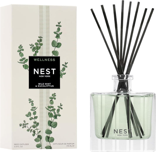 NEST Wild Mint & Eucalyptus Reed Diffuser 5.9oz