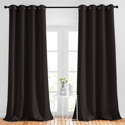NICETOWN Gray Blackout Curtains for Bedroom