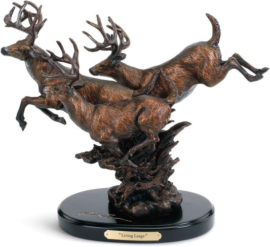 Living Large Bronze Sculpture 12.5x14