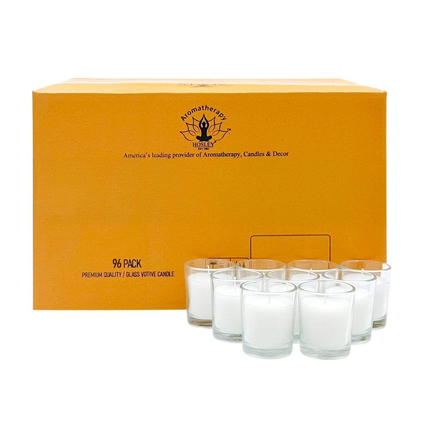 Hosley 240 Ivory Votive Candles
