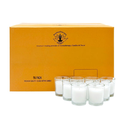 Hosley 240 Ivory Votive Candles