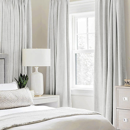 MIULEE Blackout Curtains 52x84" Beige, 2 Panels