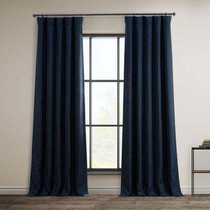 HPD Faux Linen Curtain 100x96" Birch, 1 Panel