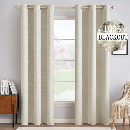 MIULEE Blackout Curtains 52x72, 2 Panels