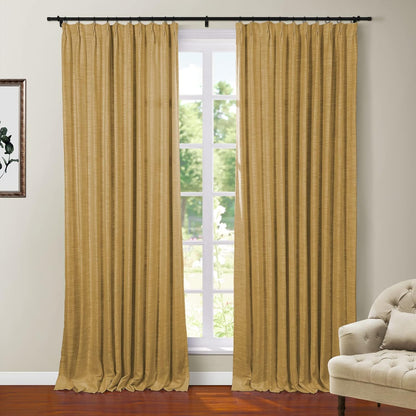 TWOPAGES Polyester Linen Heavy Weight Blackout